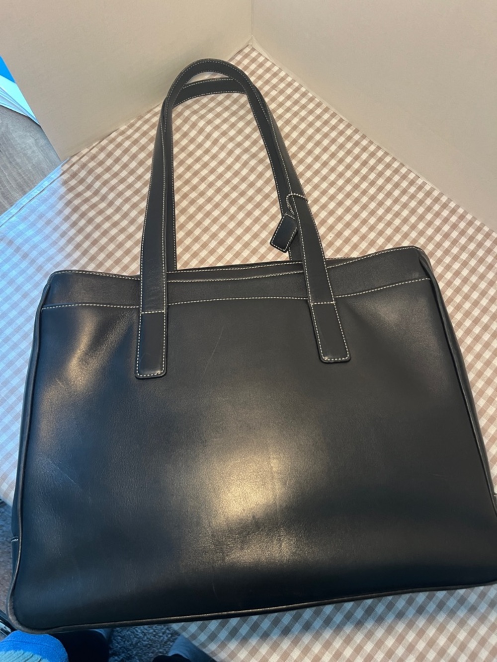 Y2K Vintage Coach Hampton Leather Tote 5209 in Excellent Condition - Picture 2 of 15